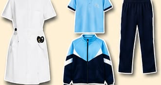 Polo shirt, track jacket and trousers